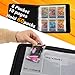 Ampleer Booster Pack Storage Binder, 6 Pocket Sleeves Hold 60 Sealed Card Packs for TCG MTG Display Collection (Purple)