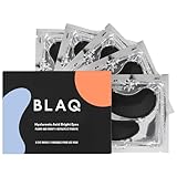 Blaq Charcoal Eye Mask with HydroGel [Activated Charcoal], for Puffy Eyes & Dark Circles - Natural & Hydrating (Pack of 1)