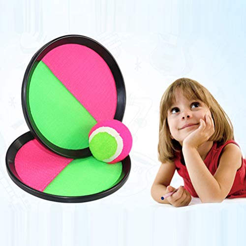 2 Unidades Brinquedos Jogo De Taco Apanhador De Bola Jogar Bola Filho Ar Livre