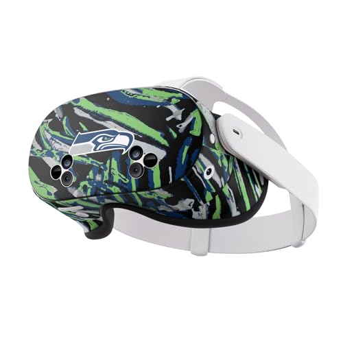 Skin Seattle Seahawks Meta Quest 3S protection vinyle autocollant NFL