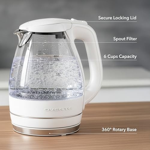 OVENTE Electric Kettle KG83W - Thumbnail 3