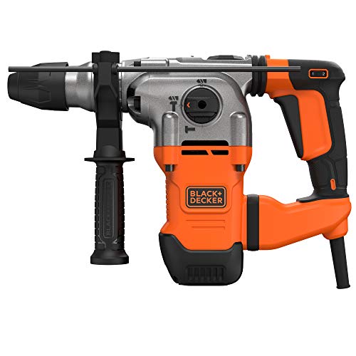 BLACK+DECKER SDS+ Bohrhammer, 1250-W-Motor, 3-Modus-Funktionalität, 3,5-J-Schlagkraft, einschließlich Bohrer & Meißel, BEHS03K-QS – Bild 4