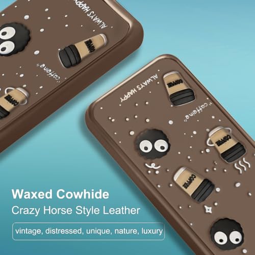 Image of TRUEUPGRADE Back Case Cover Compatible for Poco F5 5G / Redmi Note 12 Turbo | Cute Fun Cartoon 3D Ball | Coffee Silicone Case | Camera Protection | Body Protection | Shock Proof | Color Brown