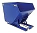 Vestil Steel Heavy Duty Self Dumping Hopper 3-1/2 Cubic Yard 6000 Lb. Capacity Blue