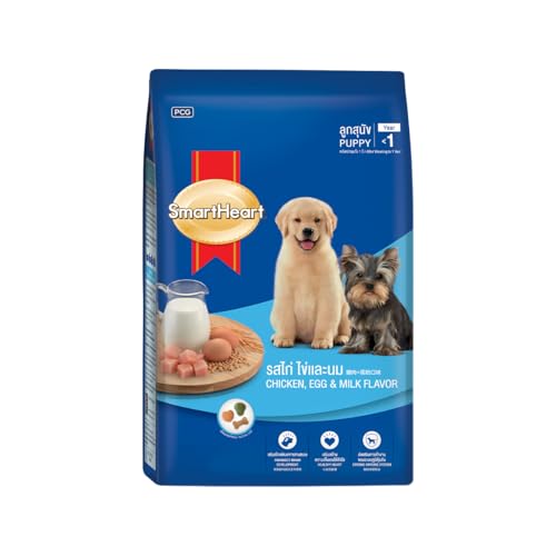 Image of Smart Heart Puppy Dry Dog Food Chicken, Egg & Milk Flavour 8 Kg