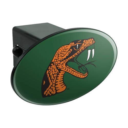 Graphics & More Florida A&M University Primary Logo Oval Tow Hitch Cover Trailer Plug Insert 2
