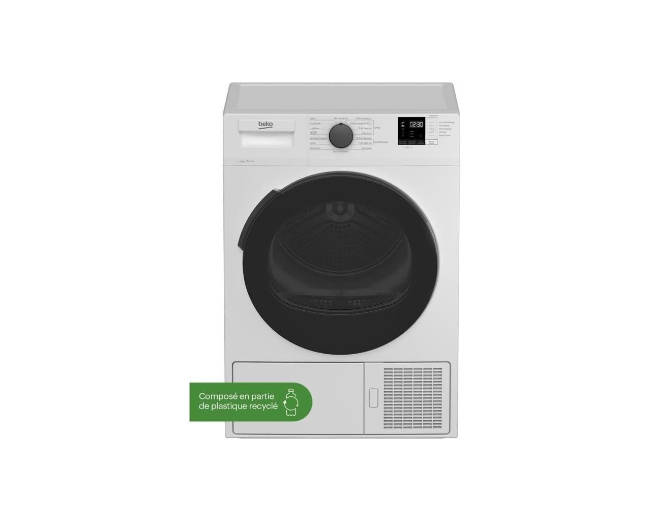 Seche-linge pompe a chaleur BEKO DH7512CA0W - 7 kg - Induction - Classe A+++ - Blanc