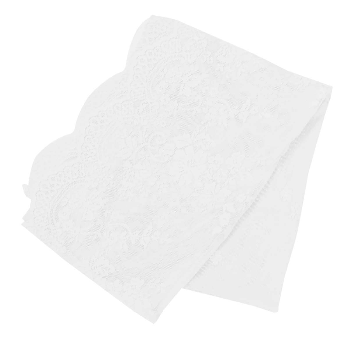 Cabilock 1pc Valance Curtains Half Curtain Short Curtain Valances for Windows Macrame Decor Valences for Window Macrame Curtains Window Decorative Lace Small and Fresh Small Curtain White