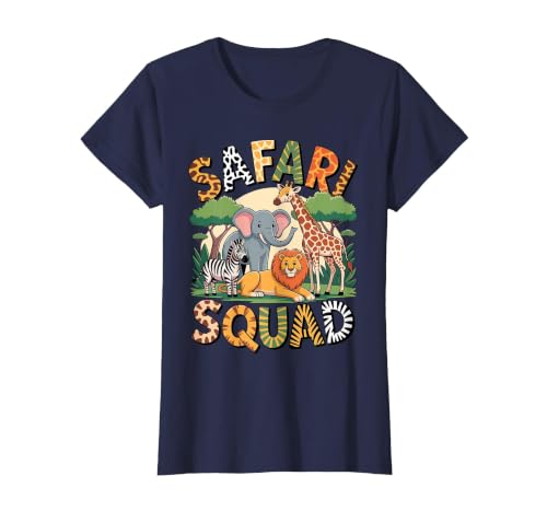 Cool Safari Costume for Men Women Kids Adult African Safari T-Shirt, Women, Navy Blue, Small