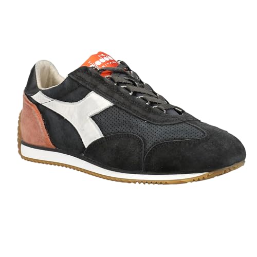 Diadora Mens Equipe Suede Sw Lace Up Sneakers Shoes Casual - Black2