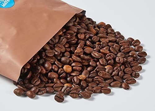 Amazon Brand - Happy Belly Espresso Crema Coffee Beans, 1kg (2 x 500g) - Rainforest Alliance Certified