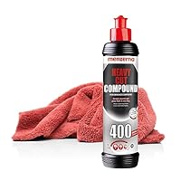 detailmate Kit de polissage pour voiture – Entretien de la voiture : Menzerna Super Finish Plus Polish haute brillance 3800, 250 ml chiffon de polissage en microfibre pour voiture, 40 x