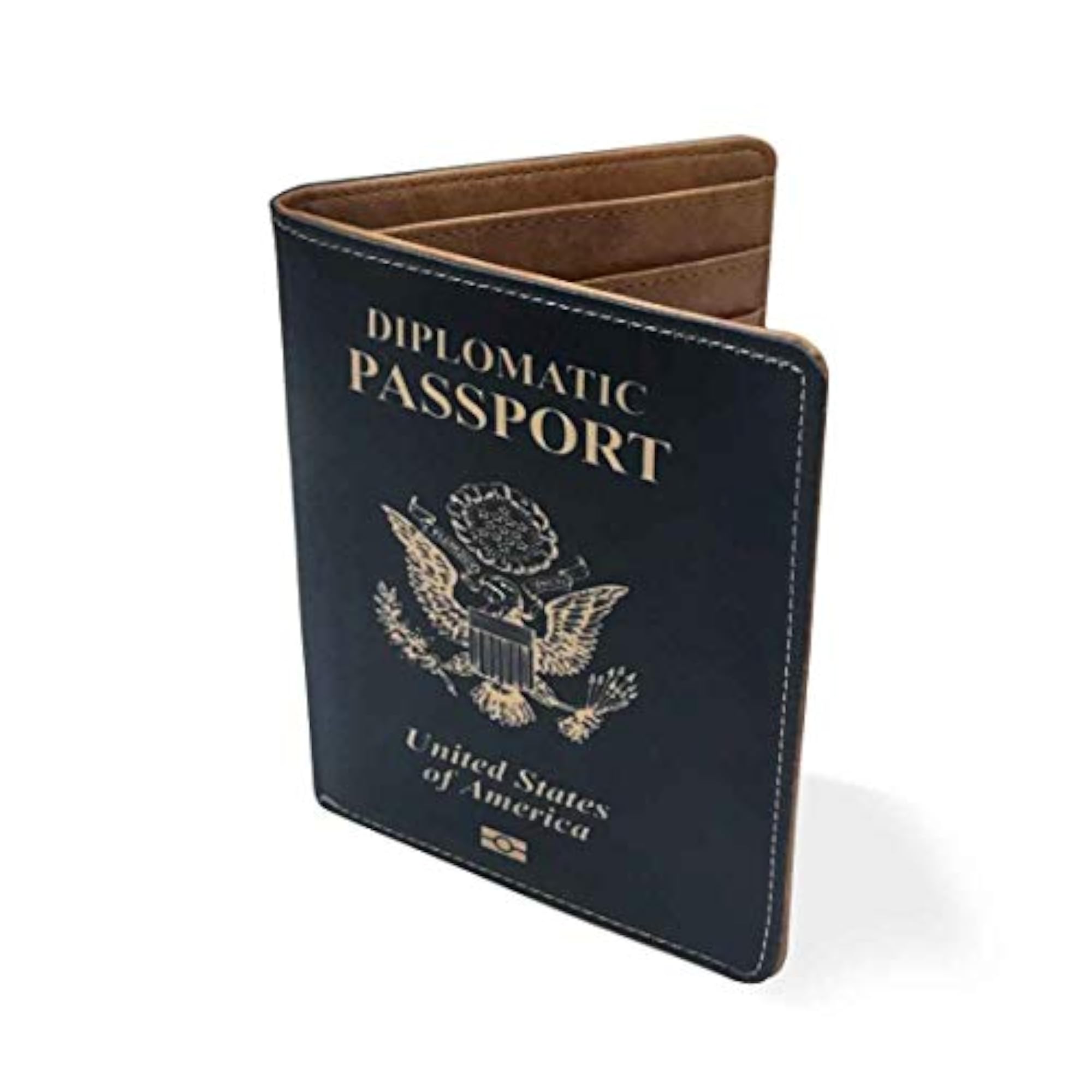 Designer Leather Passport Holder Travel Wallet Organizer