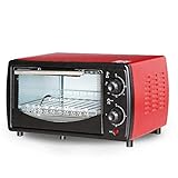 5: FÁCIL DE USAR: simplemente llene la bandeja con su comida y colóquela en el horno. Configure el temporizador, luego la temperatura y las funciones de calentamiento. Puede monitorear el proceso de tostado a través de la ventana transparente. Nota: El voltaje de 110V es equipado con un adaptador.
