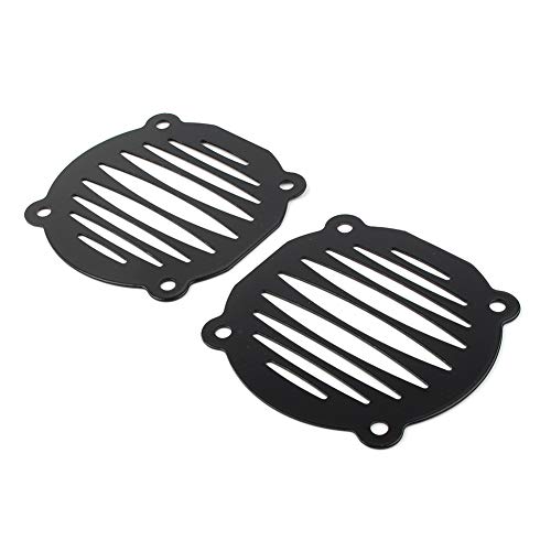 Cnswee6 Speaker Grill Cover Front Speaker Grill for Harley -Davidson FLHT Models 2000-2013 Black