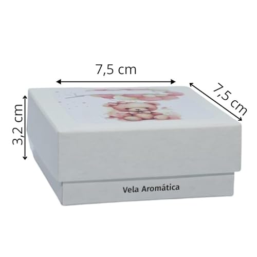 Velitah Brasil, Kit 12 Lembrancinhas Baby Maternidade Menina Vela Aromática