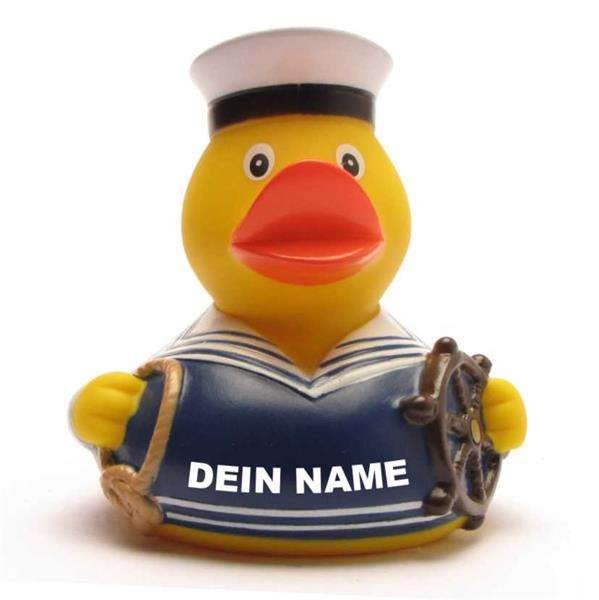 Rubber Duck - Personalised (Sailor Duck Blue)