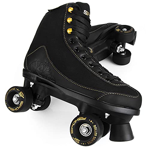 SPOKEY RAVINA Rollschuhe für Jugendliche und Erwachsene | ABEC-7 Carbon Kugellager PU-Roller 54 x 32 mm | Softboot mit Schnürung | Größe: 36, 37, 38, 39, 40, 41
