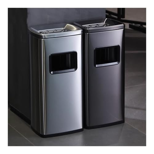 Cenicero y cubo de basura exterior para colillas de cigarrillos 3