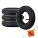 Produktbild HURI 4 Stück Schlauch für Bollerwagen Sackkarrenrad 260 x 85 mm, 3.00-4, 4.10, 3.50-4, 10x3 Schubkarre TR87 Sackkarrenräder