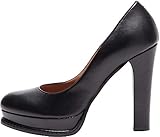  Poi Lei Damen-Schuhe Plateau Pumps Alessia Echtleder Glattleder Blockabsatz - Handgefertigt in Europa