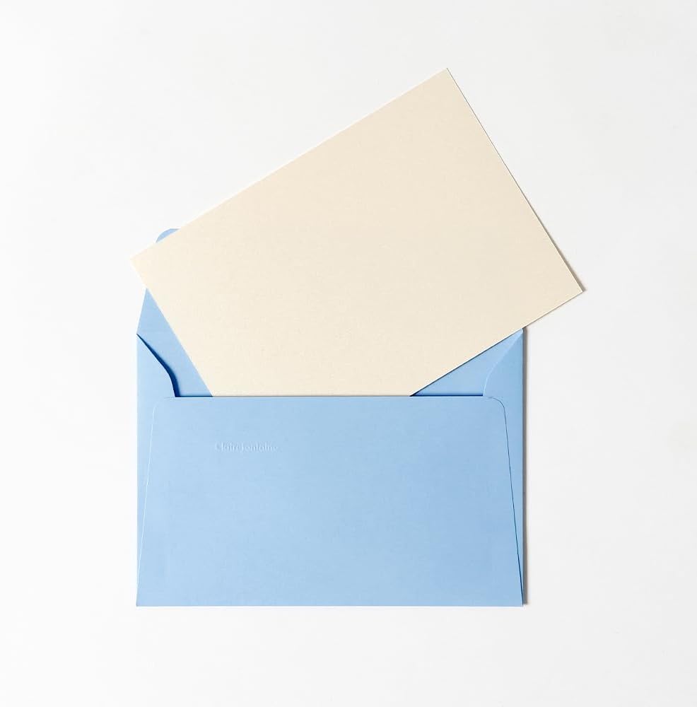Clairefontaine cf20920 Postcard Size Envelope Set, G (C6/2), 20 Each (4 Colors x 5 Each)