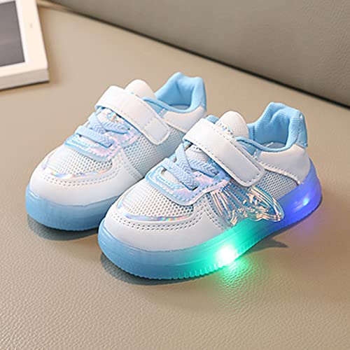 Kids Sneakers Boys Girls White Shoes Lo𝐰 Top Lac𝐞 Up Footwear for Toddler Big Kids Light Up Sneakers for Girls2