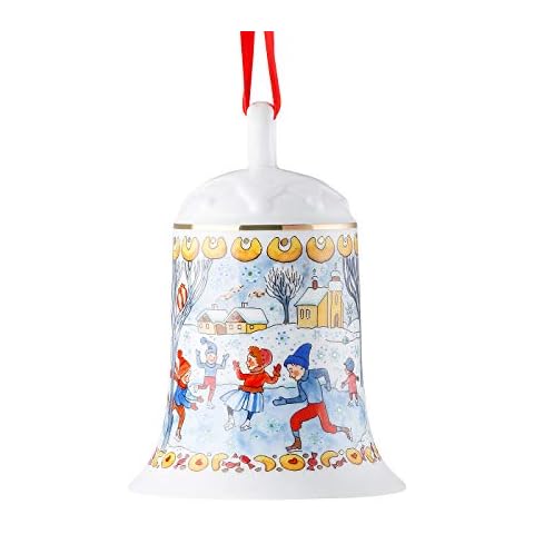 Hutschenreuther Sammelkollektion 18 Winterfreuden Porzellanglocke 12cm 02250-727300-27916 Cover