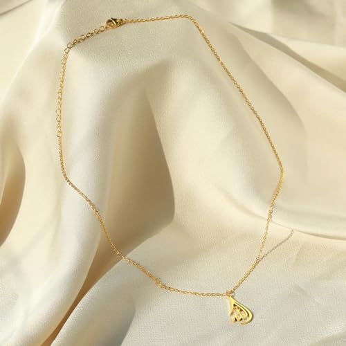 Tmboryuu Collier avec pendentif symbole arabe en acier inoxydable pour femme et fille, D, Comme décrit, Comme décrit. – vue 3