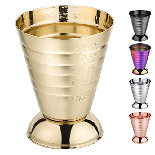 Measuring Cup 2.5Oz/5Tbsp/75Ml,Jigger 2.5Oz/5Tbsp/75Ml,Cocktail Jiggers,Standard Jigger,Bartender's Toolskitchen Tools #TOP29