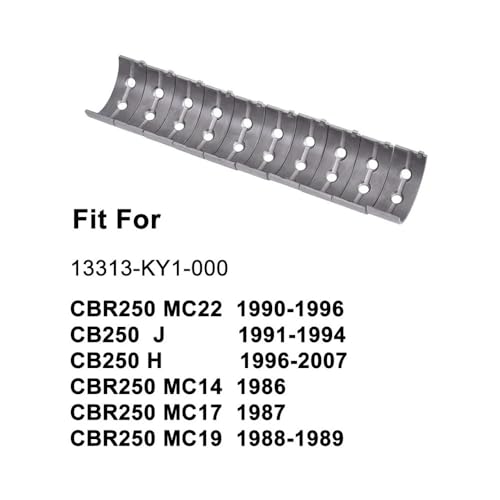 Cojinetes de cigüeñal MC22 de 27mm para motor de moto CBR250 2