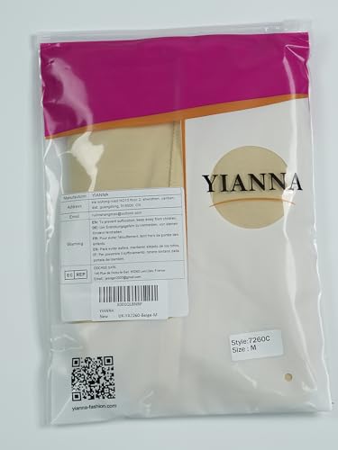 YIANNA Modelador feminino Fajas Colombianas para controle de barriga pós-cirurgia com virilha com zí