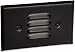 Elco Lighting ELST65B 120V LED Mini Step Light with Louvered Faceplate