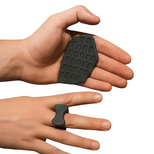 Ergonomik Fitness El Koruyucu, Avuç İçi Koruma Dambıl Fitness Ağırlık Kavrama Pedi Kondisyon, Barfiks, Siyah ve Mavi, Kaymaz Yüzeyli, Halter ve Ağırlık Çalışmaları için, Dayanıklı Spor Ekipmanı