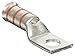 Panduit LCAF600-12-6 Tin-Plated Copper Compression Connector Lug, One-Hole, Flared NEBS Barrel, 600kcmil cable, 1/2" Stud Hole