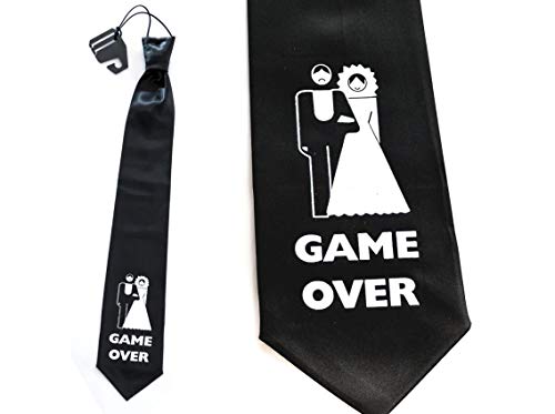 SMASH-ME Krawatte Game Over JGA Schlips/Tie - 53 cm Cover
