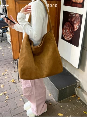 Bolso Hobo Mujer de Ante Estilo Slouchy miniatura 5