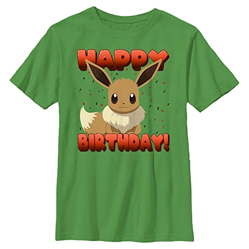 T-shirt Pokémon Eevee Birthday : le cadeau idéal d'anniversaire enfant.
