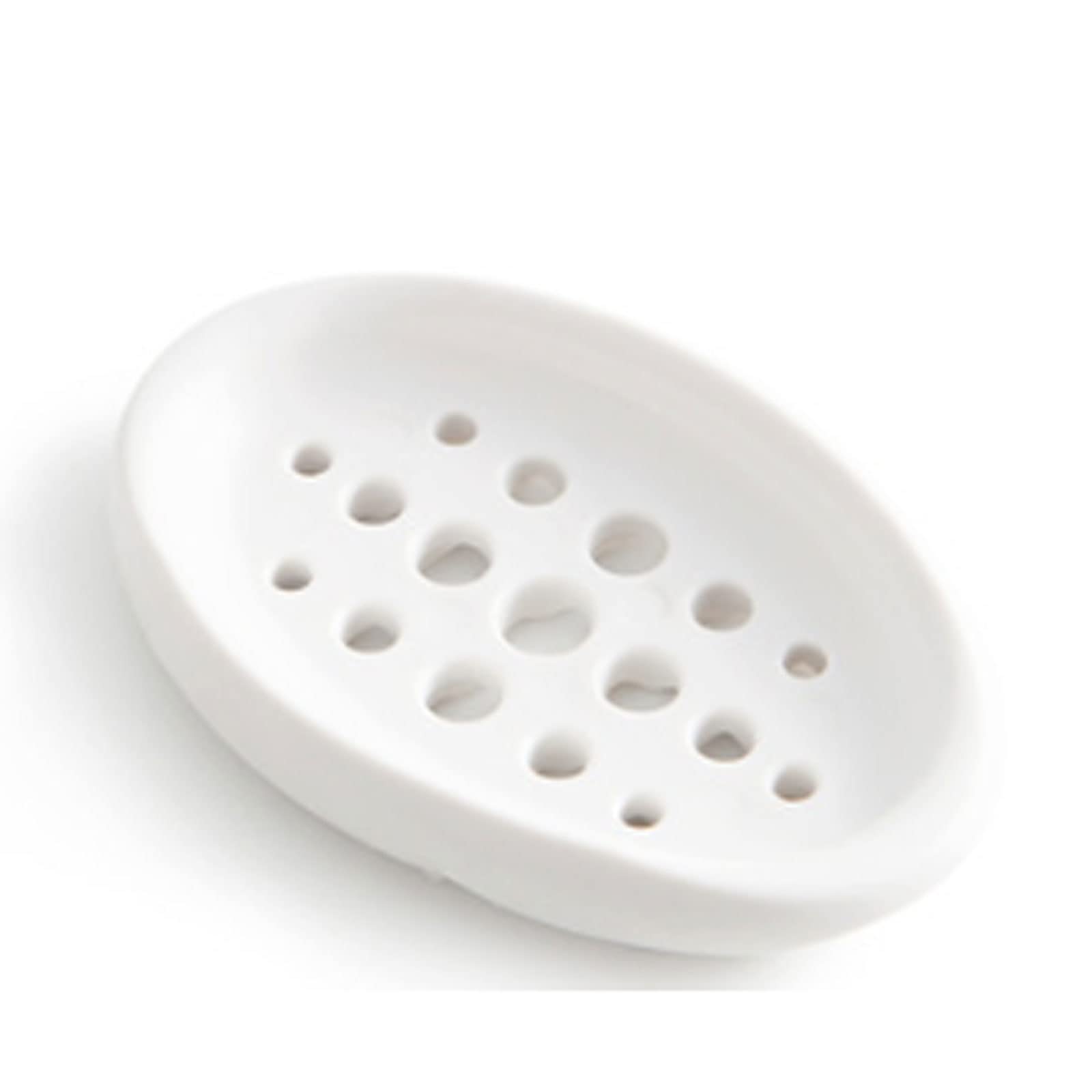JINGYAN Soap Dishes Soap Dish with Drain Holder Saver Easy Cleaning Dry Stop Mushy Tray for Shower Bathroom
