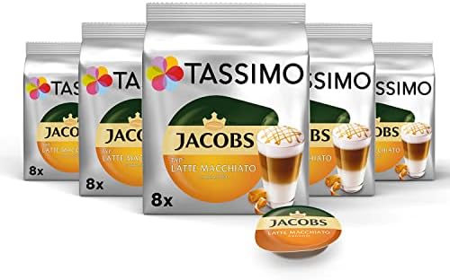 Tassimo Jacobs Latte Macchiato caramel, 5er Pack (5 x 268 g)