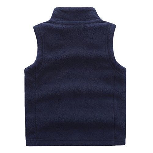 Boys' Warm Zipper Fleece Vest2