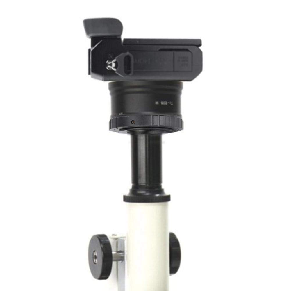 Convertitore Len, telescopio da 1,25 pollici T2- in lega di alluminio per anello adattatore adattatore per fotocamera , filettatura precisa per collegamento sicuro tra obiettivo e