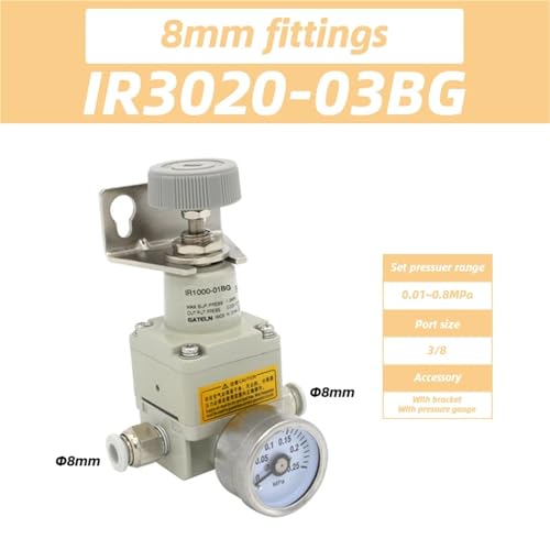 Régulateur de pression IR3020-03 pour éviter les variations de pression d'air comprimé - 3
