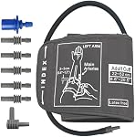 Extra Large Blood Pressure Cuff, 22-52CM circumference-Replaceable cuff for home use BP Monitors,with 7 connectors, Adult Arm XL Blood Pressure Cuff