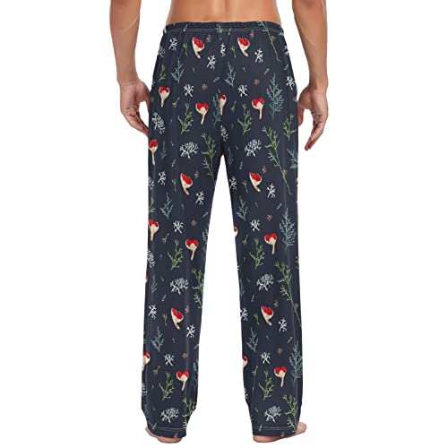 ZZXXB Turkey Print Pajama Pants for Men Comfort Sleep Lounge Bottoms Straight-fit with Pockets S-XXL2