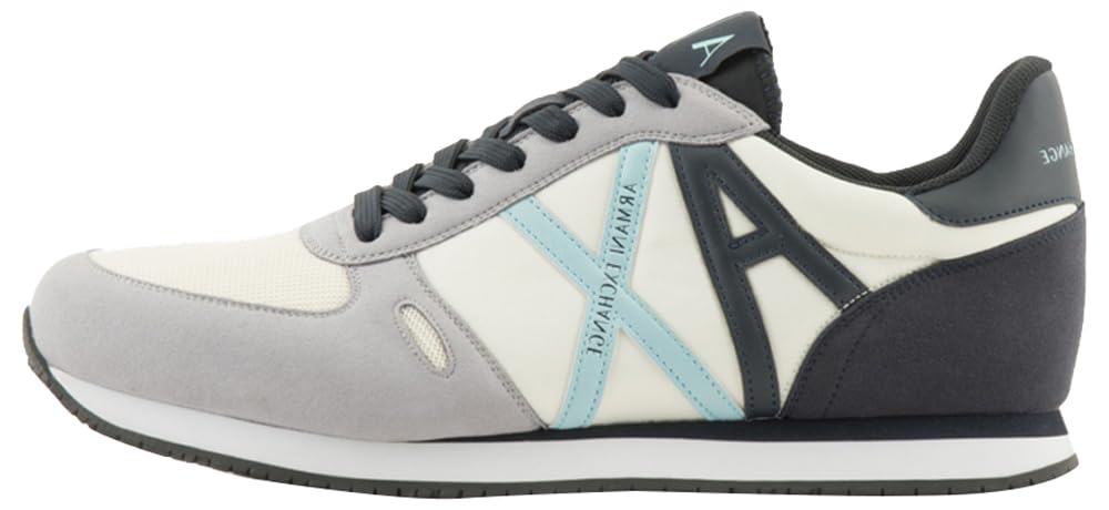Armani Exchange Hombre Navy Op White Zapatillas Deportivas Rio Essential Side Logo Para 40 Eu
