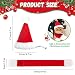 2 Pcs Pet Christmas Hat and Scarf Set, Santa Costume Accessories for Small Dogs and Cats, Adjustable Holiday Outfit for Puppy Kitten Xmas Party and Winter Dress Up