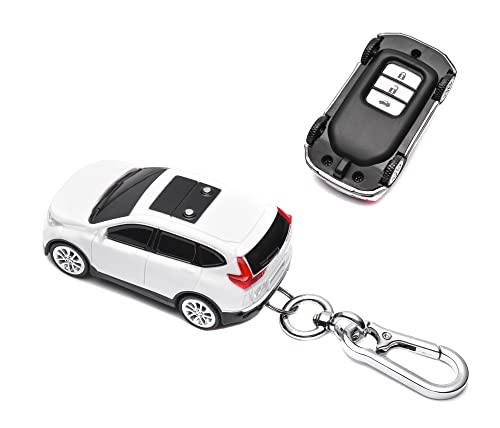 Topgrit Keychain For Honda Key Fob Cover Car Styling Protection Key Shell - Key Fob Case Compatible Honda Accord Civic Crv Pilot Odyssey Passport Smart Remote Key, White #TOP1