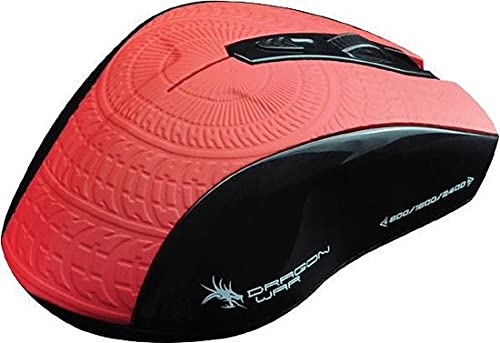 Dragonwar 2 in 1 Combo Set (Gaming Headset + Mouse) Red Edition PC Cartridge - Afbeelding 5