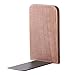 NKLL Cuscino Sedia Musowood Legno Bookends Noce Basamento di Libro Desktop Organizer Home Office Libro Si Conclude Book Ends Stand della mensola del Supporto Vaso (Color : Walnut 17x12cm)